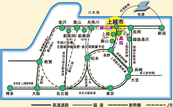 高田寺町 寺社めぐり アクセスマップ